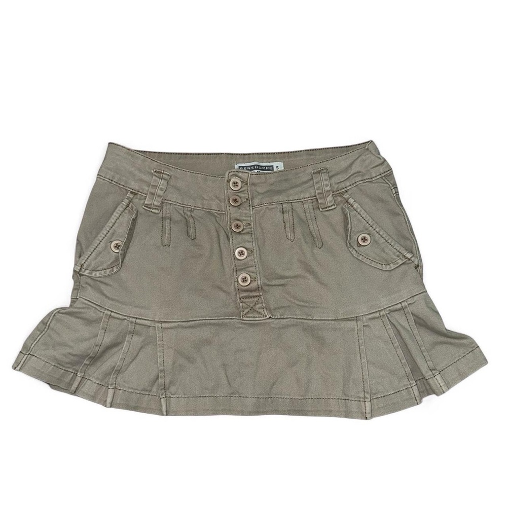 American Vintage Khaki Mini Skirt
